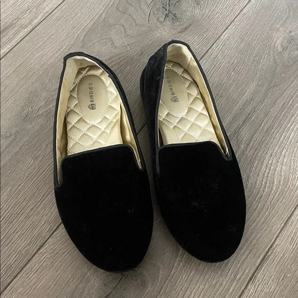 Birdies | Shoes | Birdies The Starling Black Velvet Flats  display picture 1
